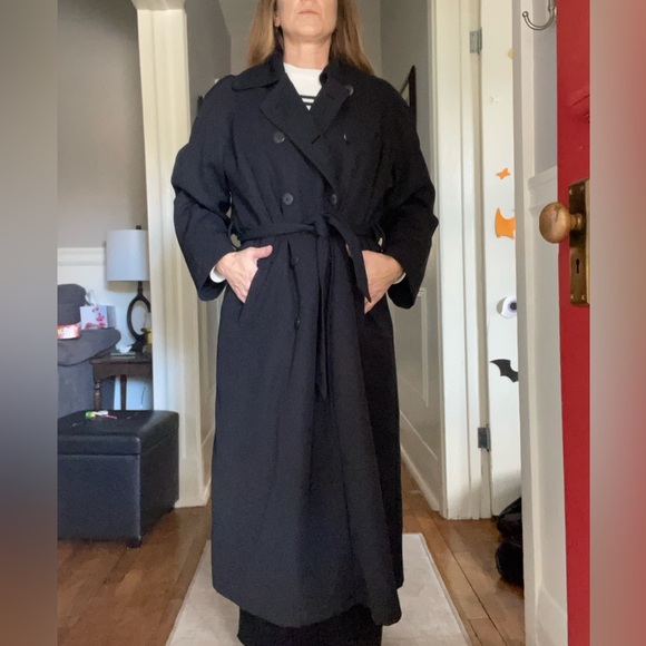 London Fog lined double breasted Trench Coat Size 6 petite - Picture 13 of 16